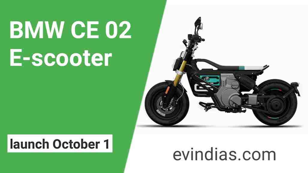 BMW CE 02 electric scooter will launch on October 1,2024