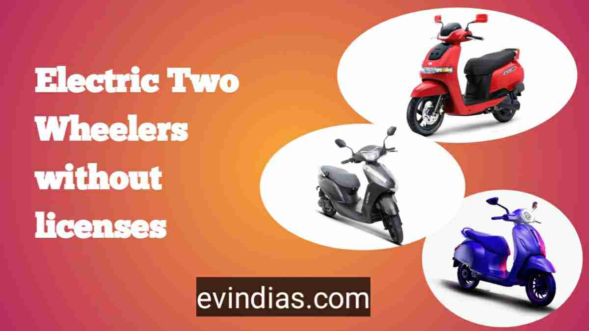 electric two-wheeler without a license