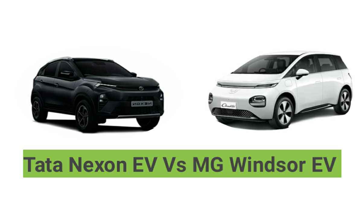 MG Windsor EV vs Tata Nexon EV: A Detailed Comparison of Price, Range, and Features